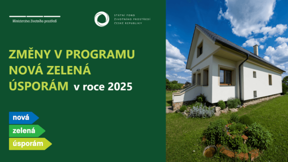 Co nového přináší Nová zelená úsporám v roce 2025?