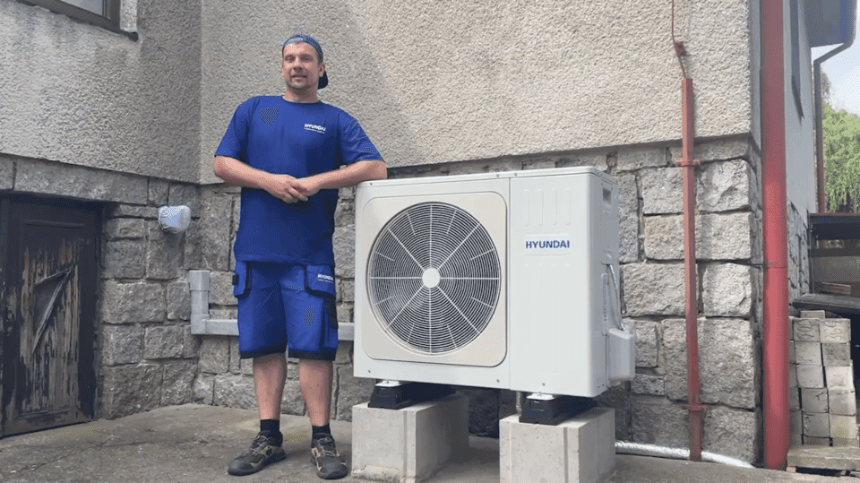 Video – ukázka instalace tepelného čerpadla Hyundai