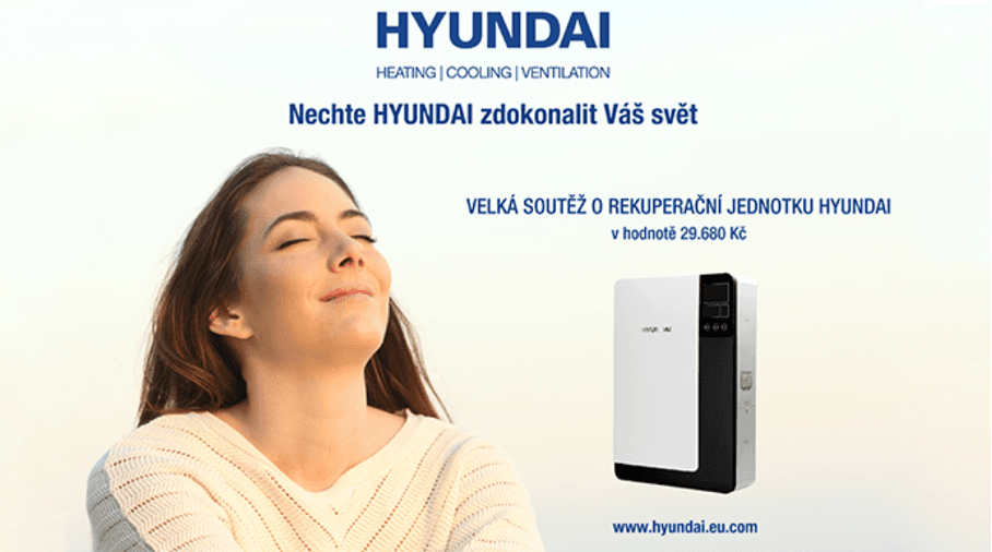 Vyhrajte rekuperační jednotku HYUNDAI!